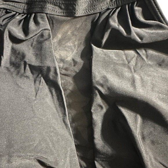 Tempt Me women's size large one piece sheer black bathing suit, nwt - Picture 4 of 5